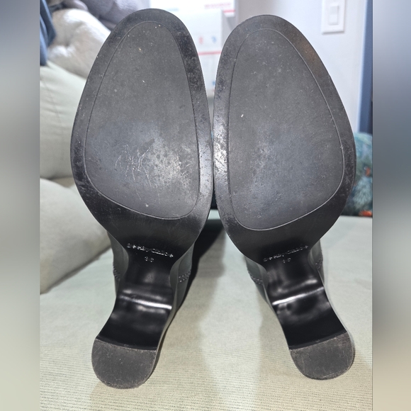 See by Chloe Camel Leather Over the Knee Boots size 6 - Picture 3 of 10